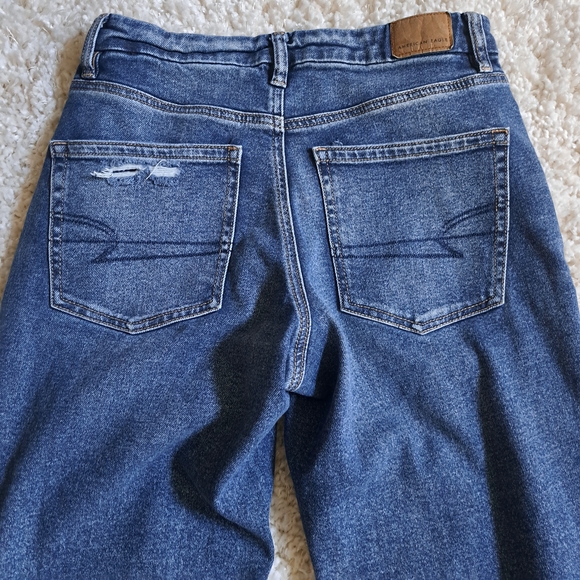 American Eagle Outfitters Dark Blue Straight Leg Jeans Size 25‎ - Picture 3 of 7
